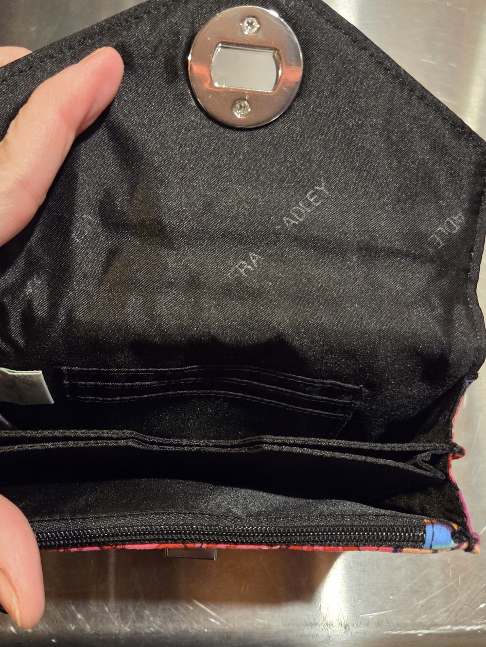 Vera Bradley Quilted Floral Snap Wallet - Multicolor - Picture 2 of 2